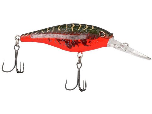 Berkley Scented Flicker Shad Tiger 5 Pack Fishing Lure, Assorted, 3/16 oz, 2in | 5cm Crankbaits, Size, Profile and Dive Depth Imitates Real Shad, Equipped with Fusion19 Hook