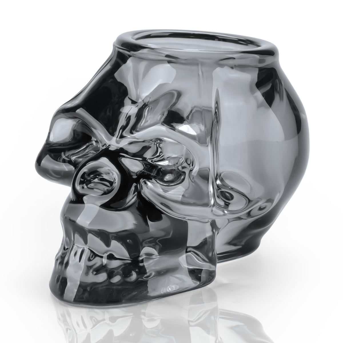 Skull Halloween Decor, Skull Candle Holder, Tea Light Holders for Home Decoration, Halloween Skeleton Tabletop Decor, Black