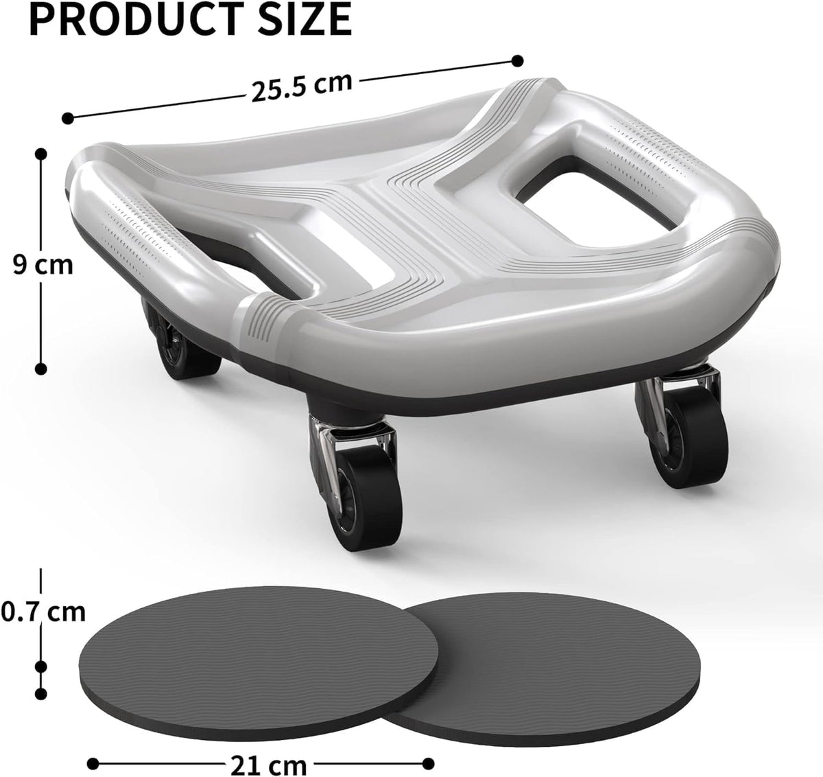 PROIRON Ab Roller with Knee Pads for Abs Workout, Multifunctional Ab Roller Wheel for Abs Workout, Abdominal Roller with Knee Pads, Abdominal Exercises Wheel, Abb Roller (Slide Fitness Trainer)