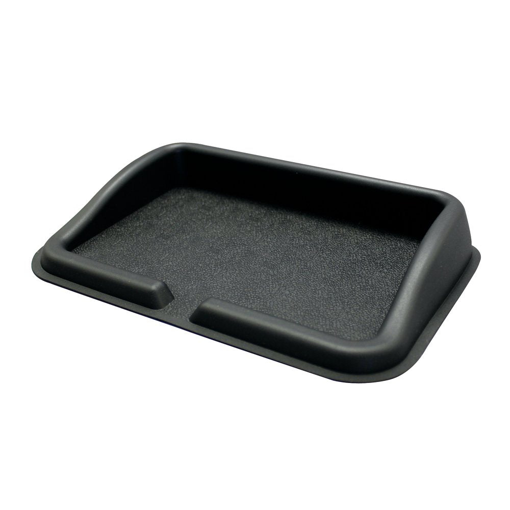 Tsuchiya Yack Non-Slip Silicone Dashboard Tray PZ-728, Black, Rectangular