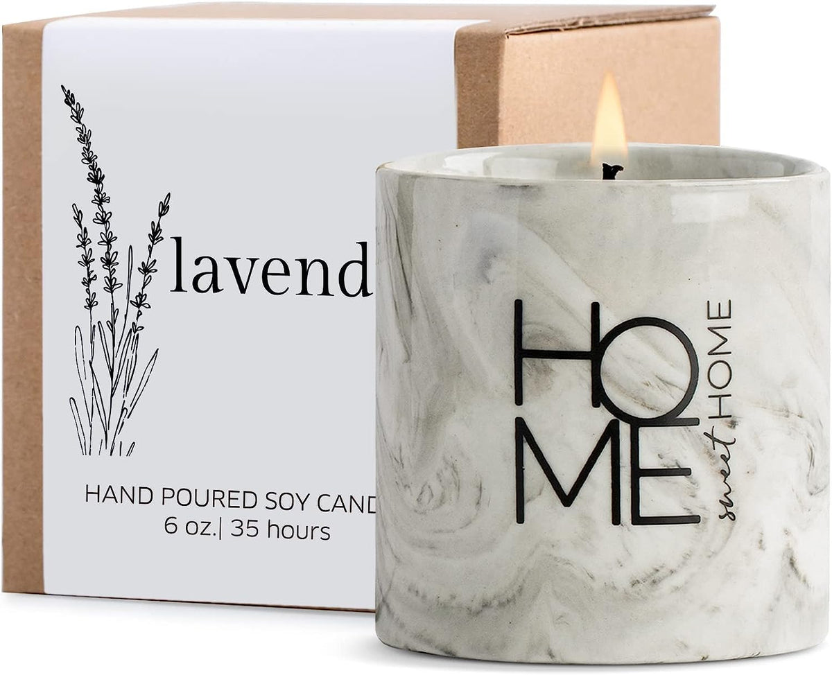 FreeJac Home Decoration New Home Gift for Home Sweet Home Decor Housewarming Gift for Women Men Friend House Warming Decoration Party New Homeowner Gifts for Someone Moving Away Scented Candle 6oz