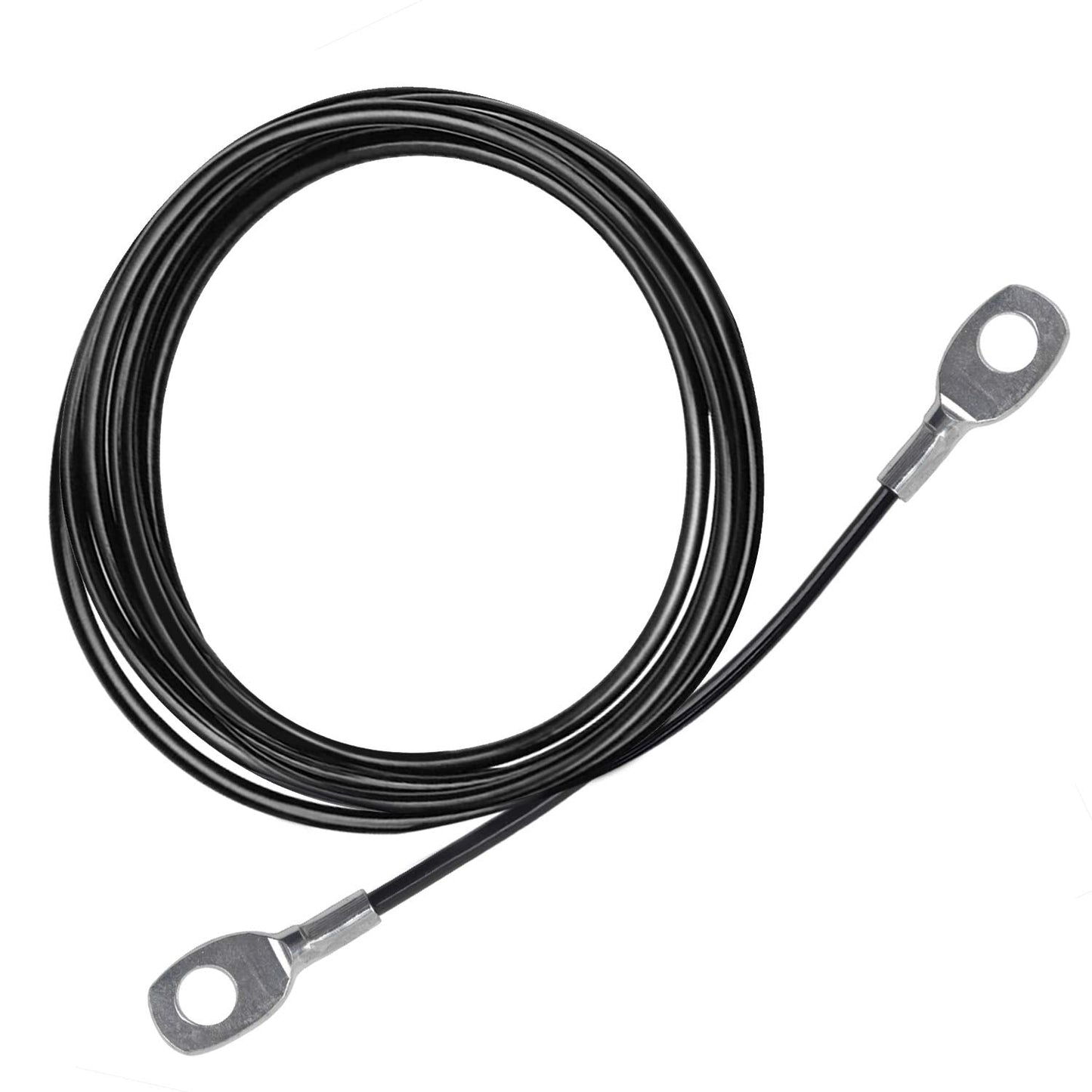 LFJ Replacement Gym Cable Fitness Pulley Cable Steel Wire Rope for Cable Machine Home Gym Weight Lift Pulley System (Fixed Length, 79")