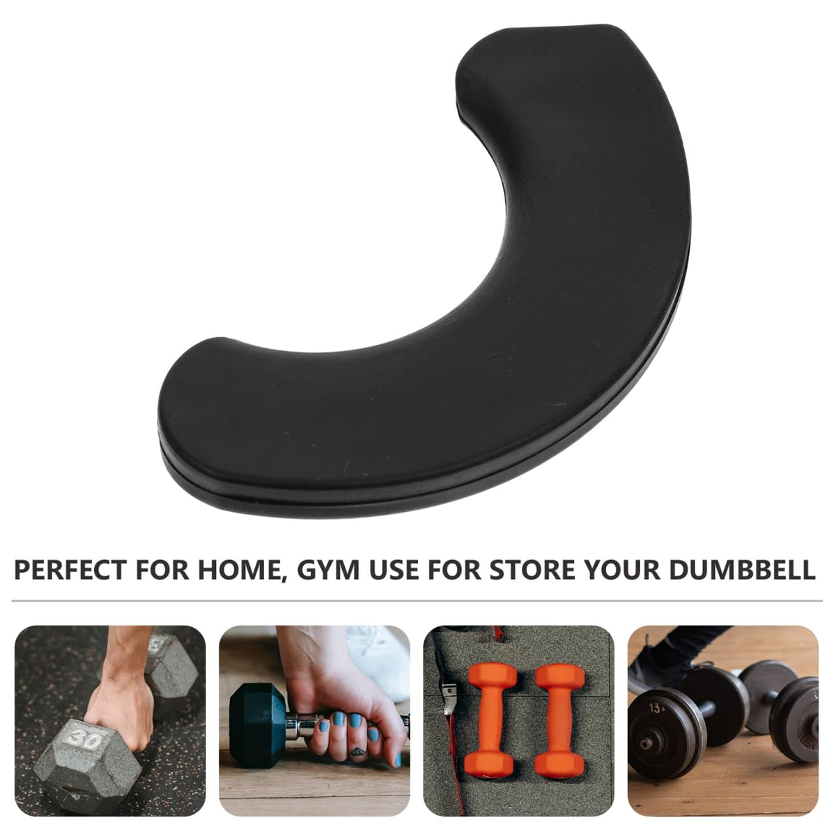 BESPORTBLE 20pcs Dumbbell Holder Pads Shockproof Protection Cushion Fitness Equipment Slip Workout Accessories for Home Gym Use