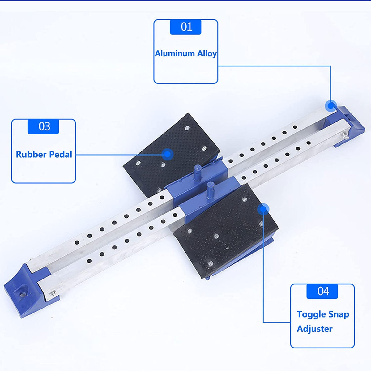 Supvision Multi-Function Starting Block, 6 Angle Pedals Adjustable Sprinter Starting Block Starting Blocks Track and Field Aluminum Suitable for Plastic Runway Cinder Back School Fall Sports Day