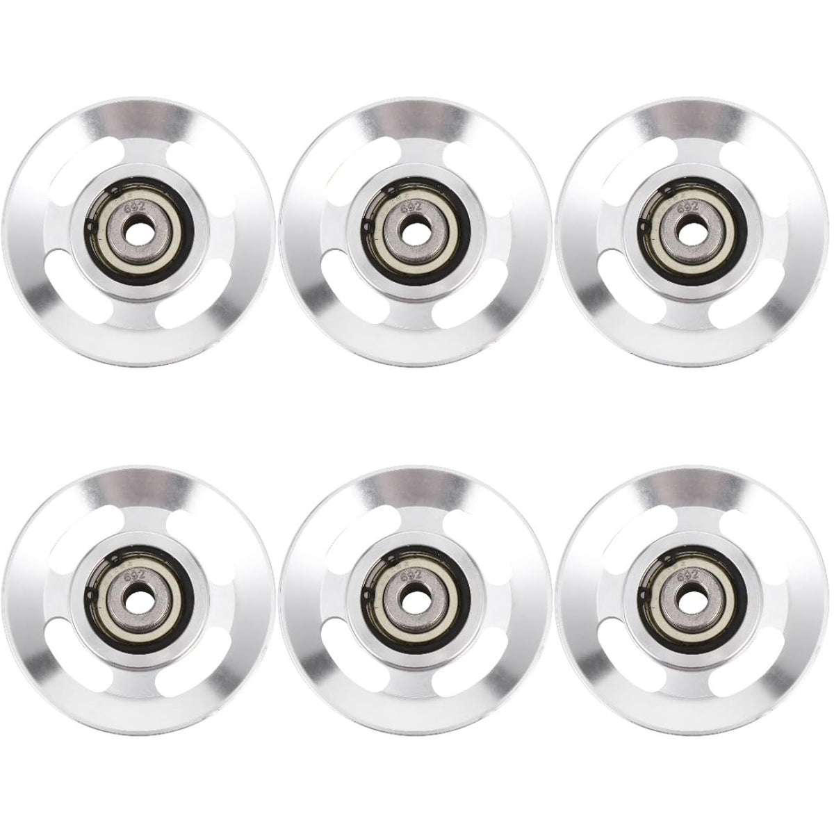 balacoo Heavy Duty Aluminum Cable Pulley Wheel 3.46x4.72in, Smooth Bearing System for Home & Commercial Gym Equipment, Easy Install Replacement Part for LAT Pulldown, Row Machine