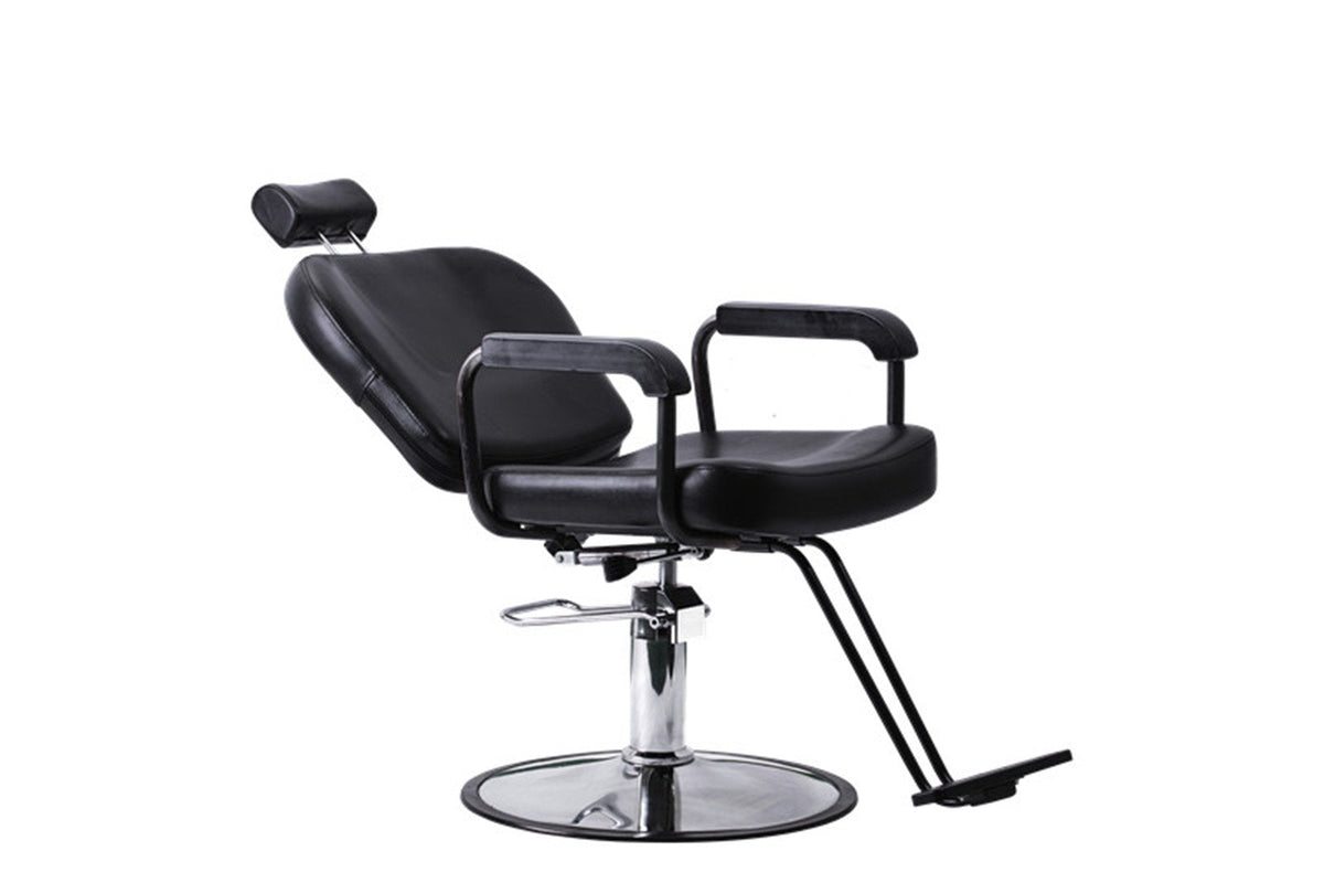 Funnylife Vintage Black Styling Salon Shampoo Barber Chair