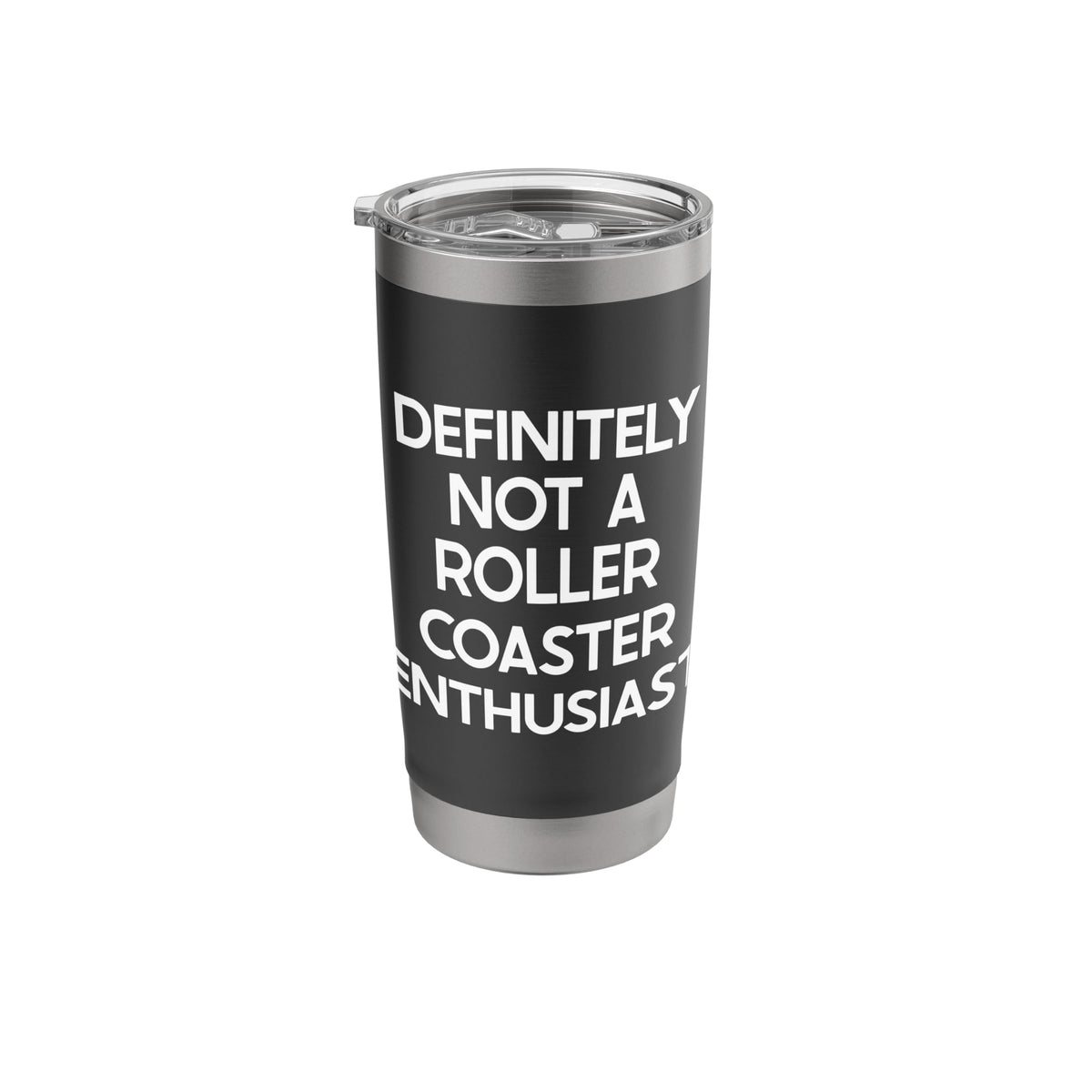 Roller Coaster Enthusiast Saying Tshirt Funny Ironic Humor Stainless Steel Insulated Tumbler