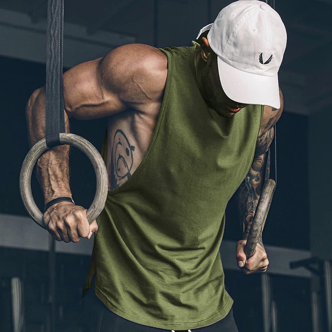 COOFANDY Men Bodybuilding 2 Pack Tank Top Gym Workout Shirt Bodybuilding T Shirt