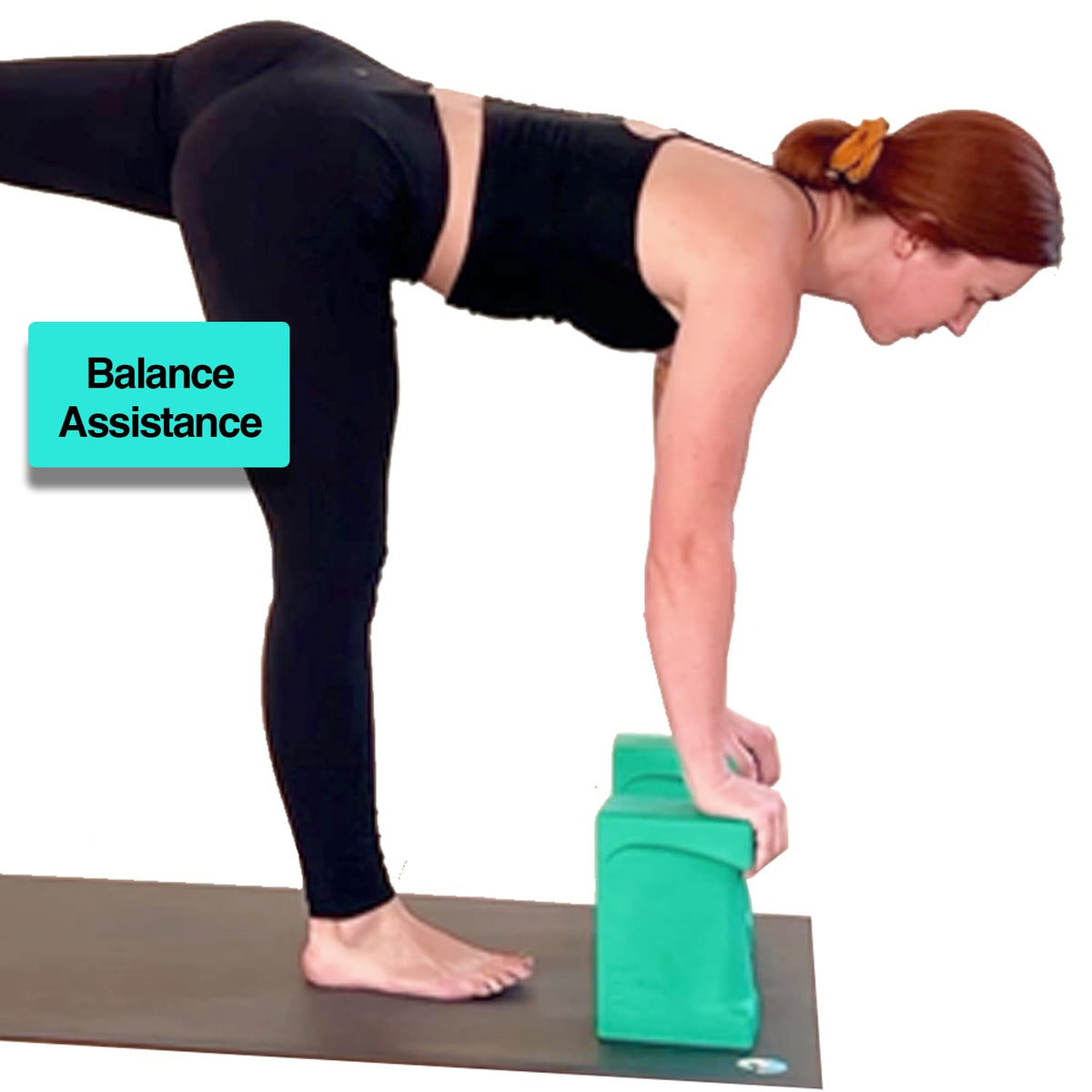 WRIST BLOCK™ The Ultimate Evolution in Premium Quality Yoga Blocks (Set of 2, Teal) - Designed to Eliminate Wrist Strain During Yoga, Pilates, Pushups and Other Exercises - Wrist Support - Meditation