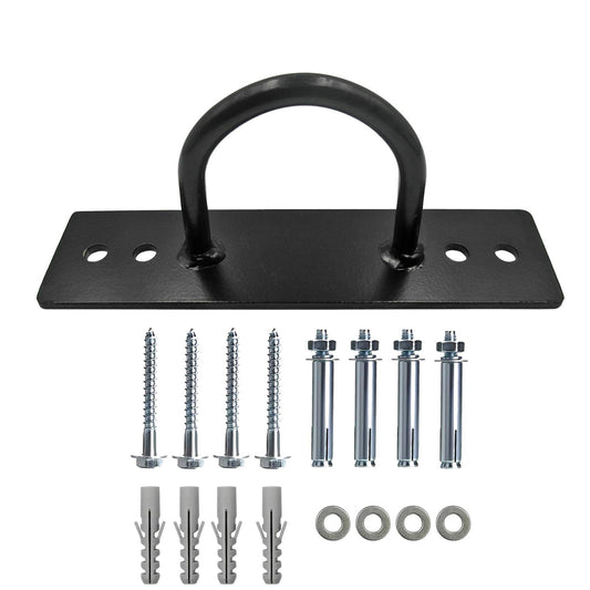 Battle Ropes Anchor, Battle Rope Wall Ceiling Mount Kit Bracket Hook for Suspension Straps Crossfit Gymnastic Rings, Body Weight Strength Training Systems, Yoga Swings Hammocks, Boxing Equipment