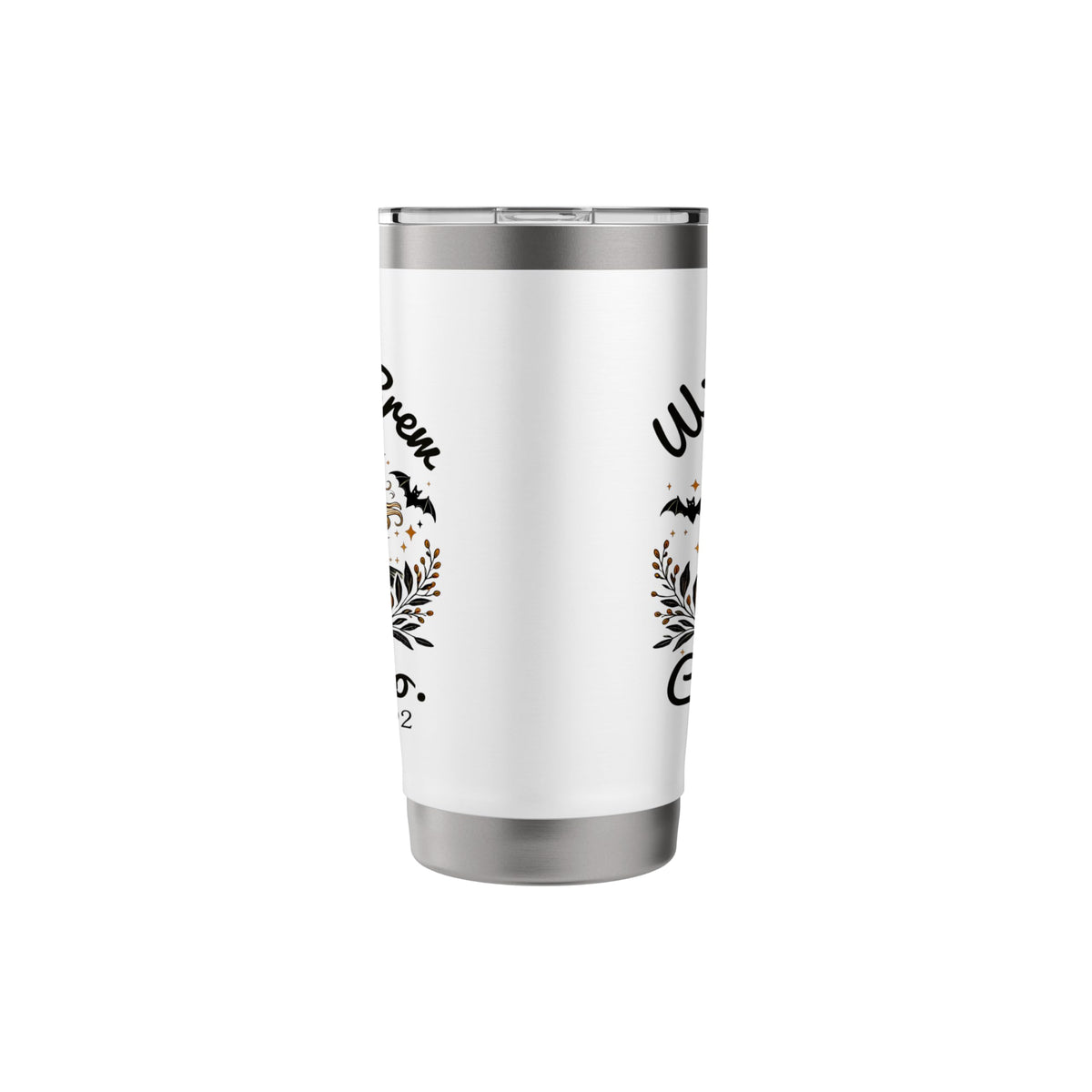 Halloween Witches Brew 20oz Travel Cup Bottle Spooky Coffee Stainless Steel Insulated Tumbler