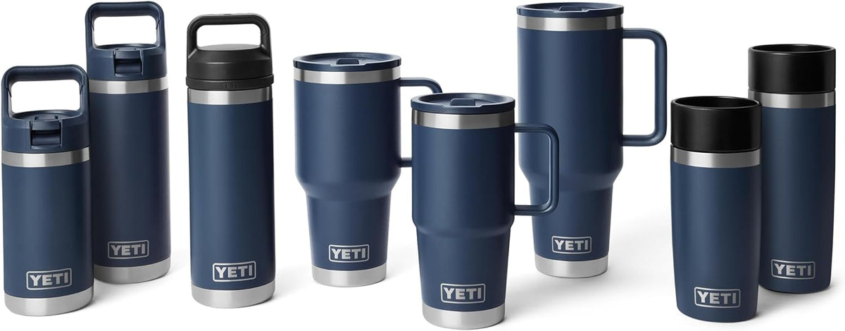 YETI Rambler 20 oz Travel Mug - Stainless Steel, Vacuum Insulated, Leakproof & Cup Holder Friendly