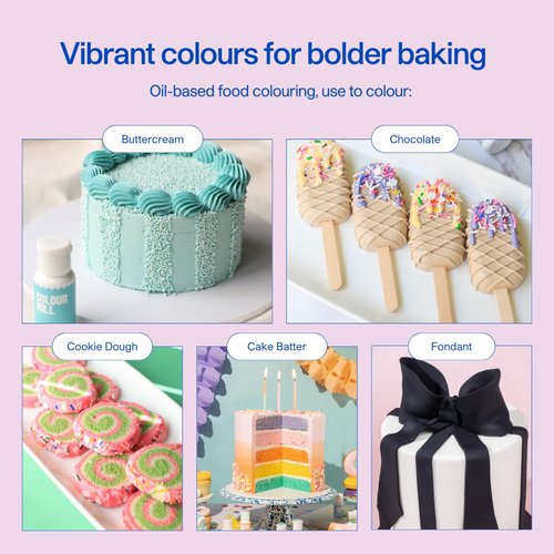Colour Mill Oil-Based Food Coloring - 20ml Navy | Vibrant, Easy-to-Use Baking Essential
