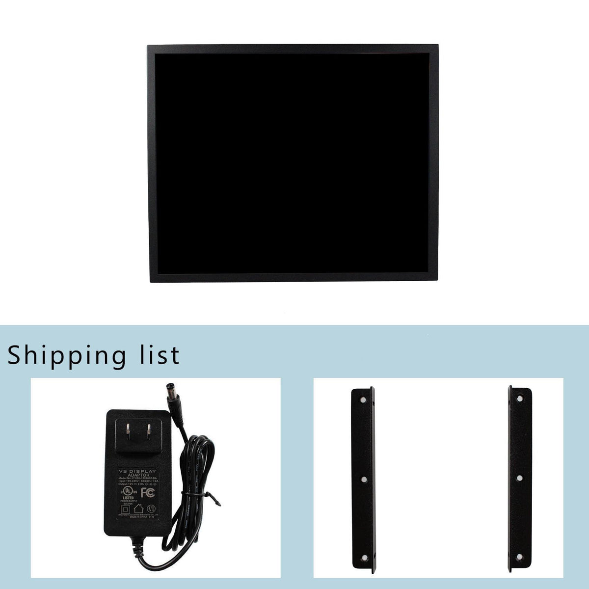 VSDISPLAY 19'' 1280x1024 IPS LCD Touchscreen Monitor 4:3 with VGA DVI Input for DIY Gaming/PC/Industrial Extra Display