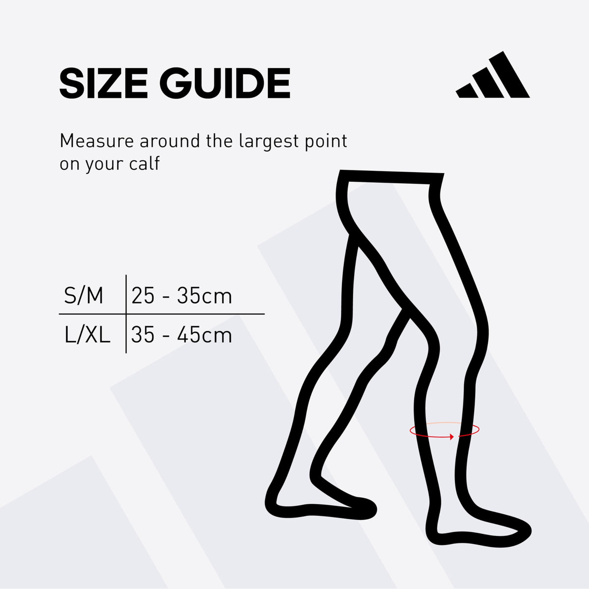 adidas Calf Compression Sleeves for Women and Men - Pair of Calf Sleeves for Running, Training, and Stronger Workouts - Breathable and Lightweight - Durable Calf Compression Support - White, S/M