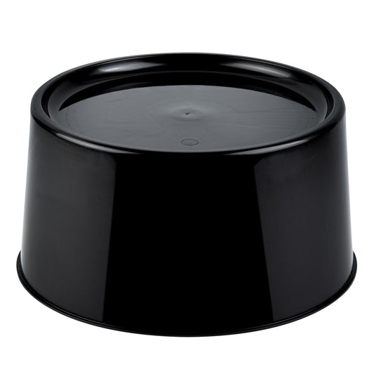 Restaurantware-BASE ONLY: Bev Tek Beverage Dispenser Base, Pack of 1 Durable Holder - Dispenser Sold Separately, For 3 And 6 Gal Dispensers, Black Plastic, Dishwashable