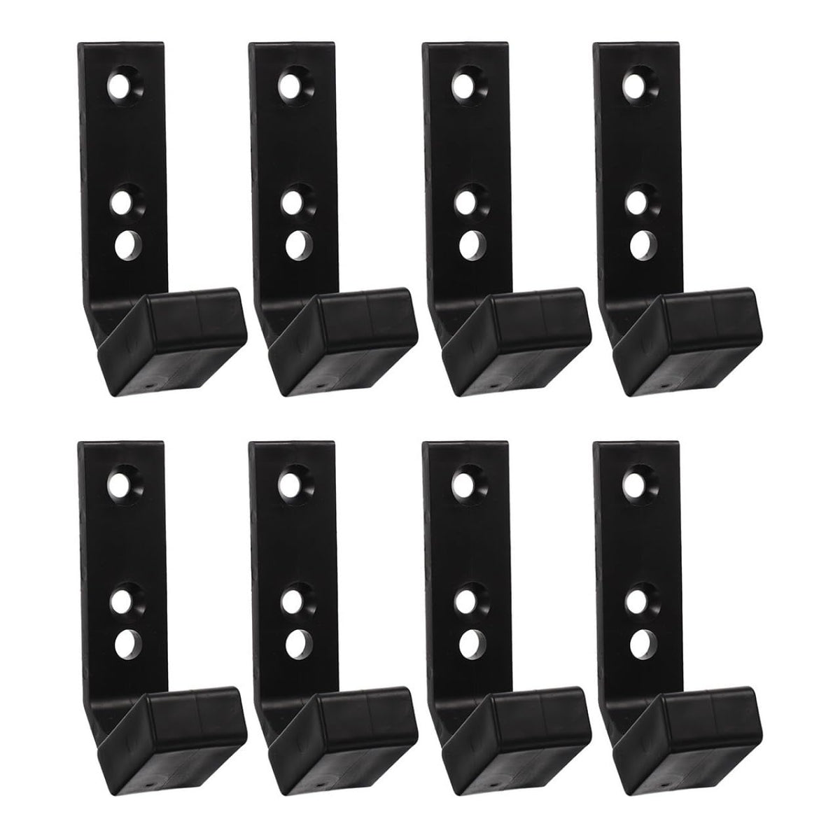 BESPORTBLE 8 Pcs Barbell Stand Hangers Hanging Frame Wall Shelf Bar Stand Rack Hooks Kettlebell Wall Mounted Barbell Rack J Barbell Wall Mount Barbell Holders Wall Barbell Rack Household