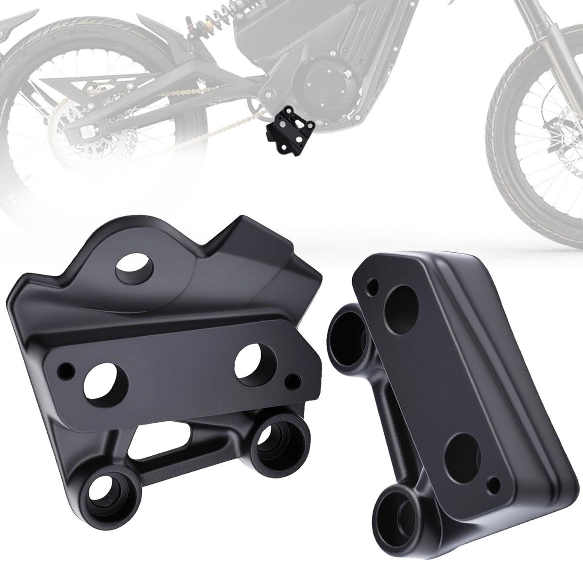 Electric Dirt Bike Foot Pegs Holder CNC Aluminum Pedal Bracket Compatible with Talaria XXX X3 PRO(Black)
