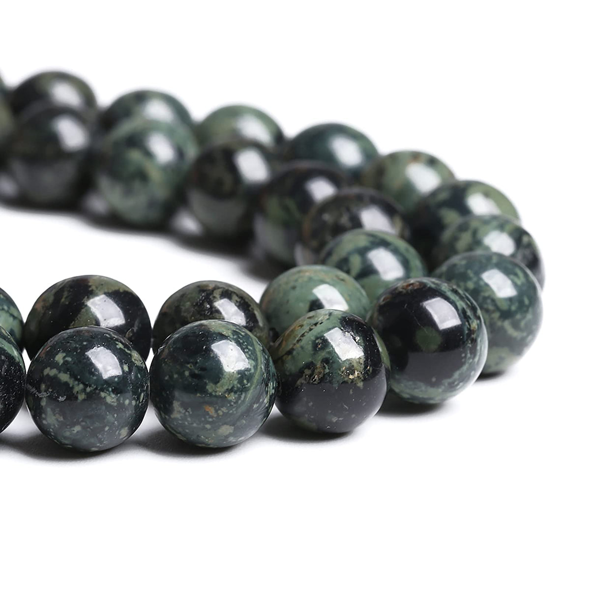 4MM 86PCS Natural Stone Kambaba Jasper Loose Beads for Jewelry Making DIY Bracelet Necklace