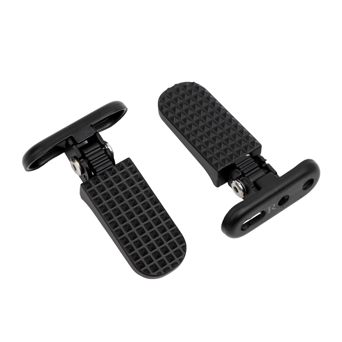 Mokuo Scooter Footpegs E-bike Footpeg in Aluminum Alloy, Lenght 12cm/4.7",Compatible with Scooter Mopeds E-Bike Mini Bikes,Installation Hole Spacing: 4-5cm