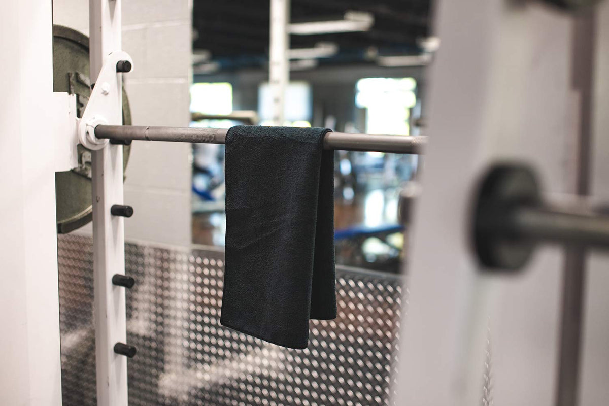 The Rag Company - Sport & Workout Towel - Gym, Exercise, Fitness, Spa, Ultra Soft, Super Absorbent, Fast Drying Premium Microfiber, 320gsm, 16in x 27in, Midnight (3-Pack)