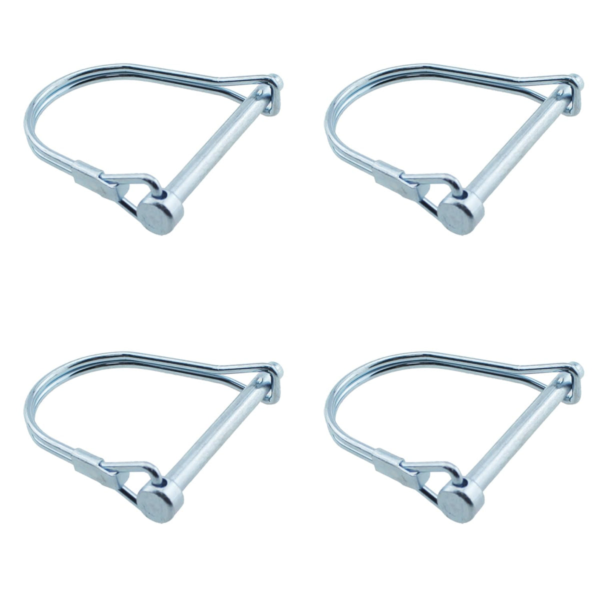 TAODAN 4PCS 3/16x1.97inch Miniature Safety Coupler Pin Full Marine Grade 316 Stainless Steel Shaft Locking Pin Safety Connector Pin Suitable for Table Saw Gardening Lawn Trucks
