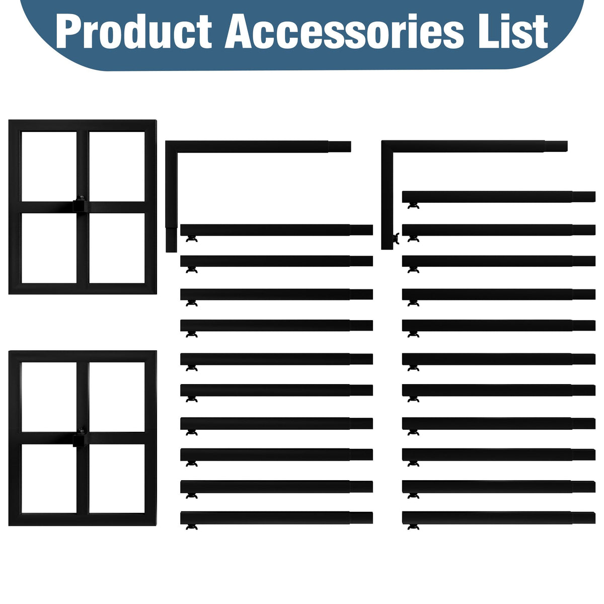 Wokceer 10 FT Backdrop Stand Heavy Duty Pipe and Drape Kit, Adjustable Black Backdrop Stands for Wedding Photo Booth Background Birthday Party Photography Exhibition Decoration