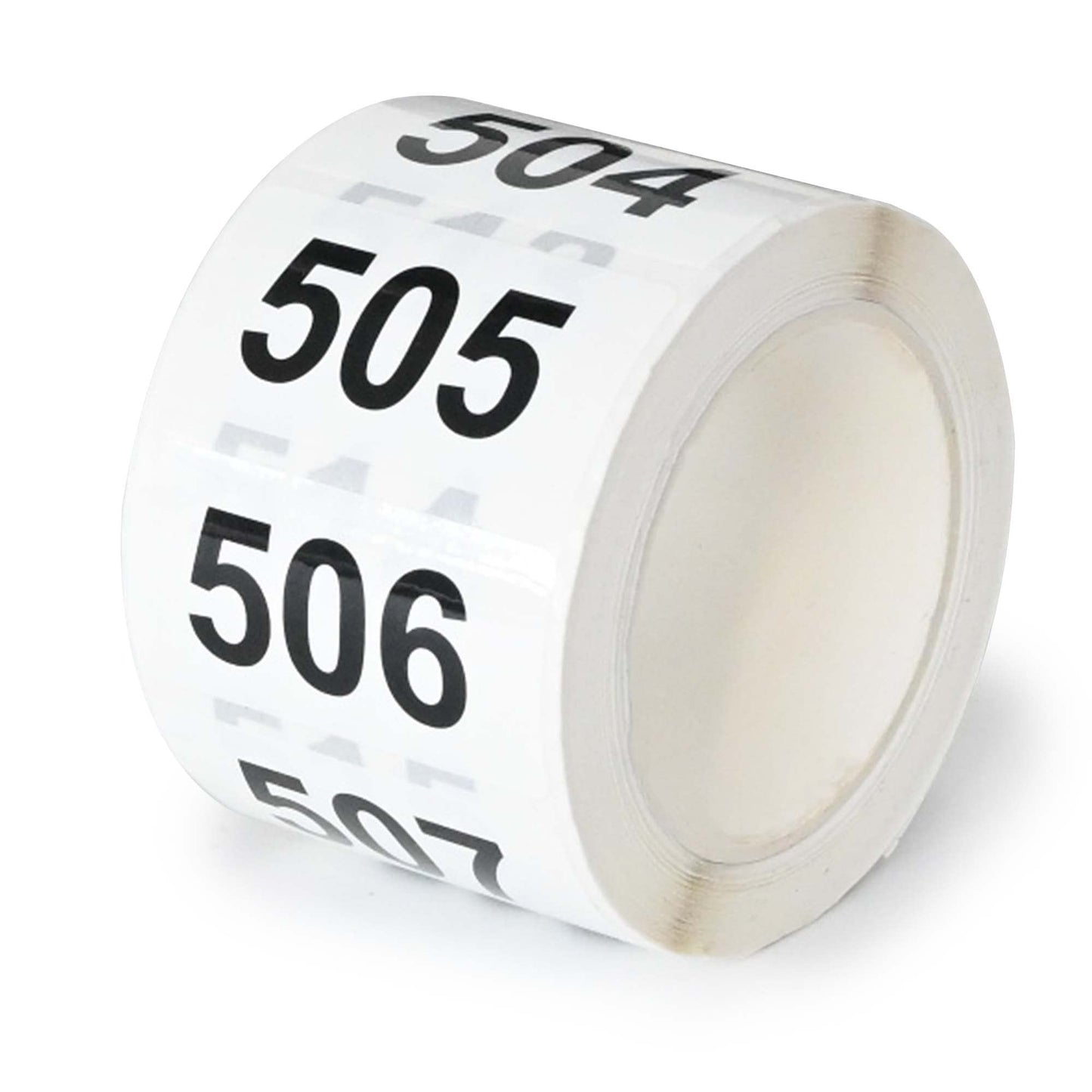DGBDPACK Consecutively Numbered Labels, 2 x 1 Inch Self-Adhesive Vinyl Inventory Numbered Sticker (501-1000)