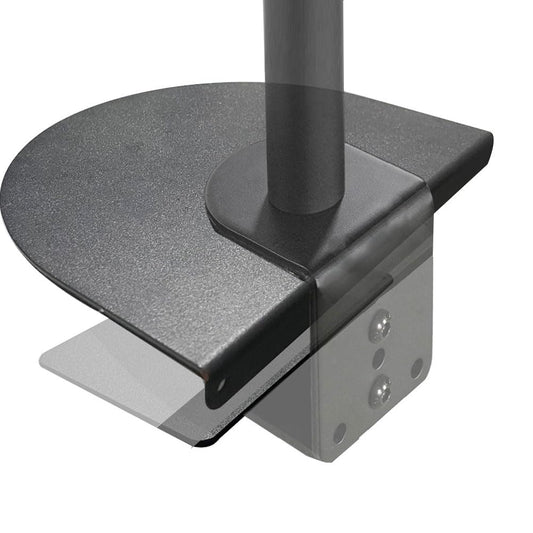 Steel Monitor Mount Reinforcement Plate，Monitor Arm Reinforcement Plate for Fragile Tabletop, Monitor Mount Reinforcement Plate Fits Most Monitor Stand C Clamp Installation