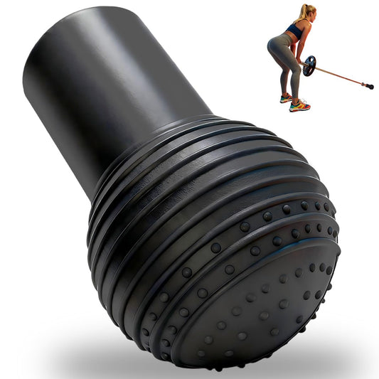 SerniaXin Landmine Attachment for Barbell, 360° Rotation for Row, Split Squat, Press in Home Gym, Natural Rubber 2" Olympic Bar Fit (1)