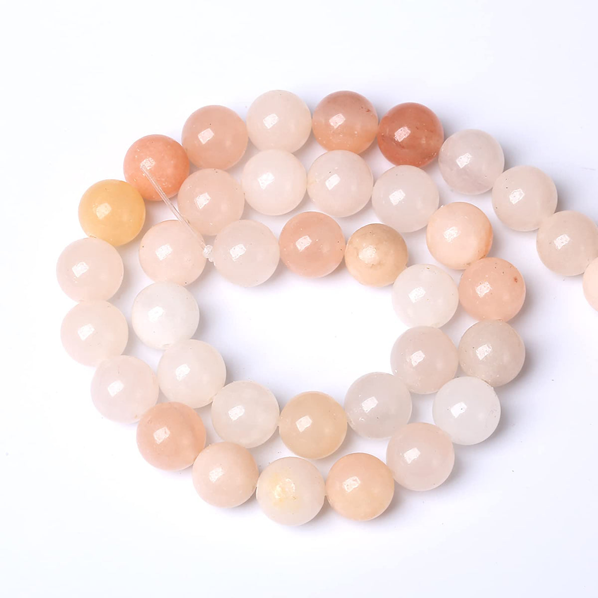 4MM 86PCS Natural Stone Pink Aventurine Loose Beads for Jewelry Making DIY Bracelet