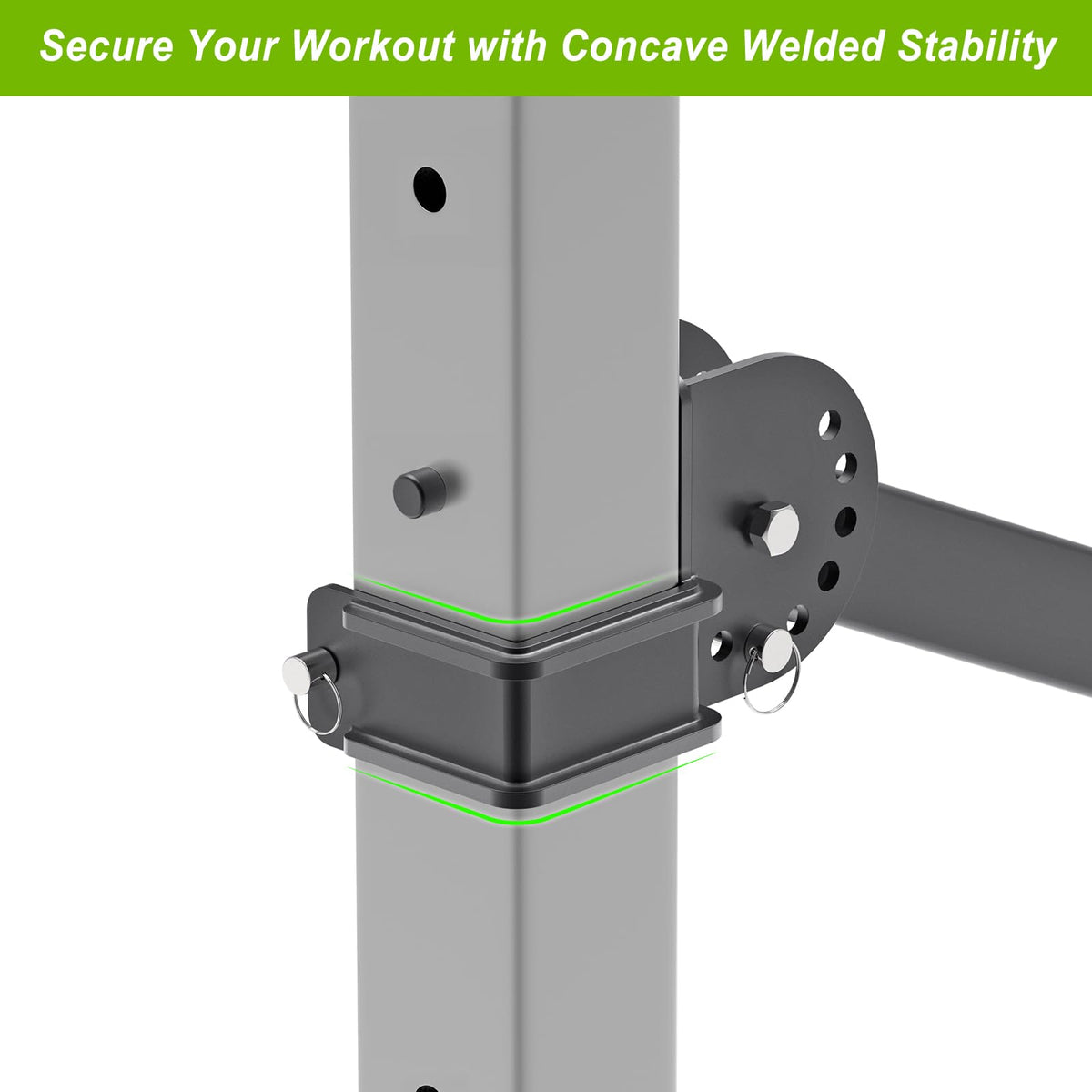 SELEWARE Adjustable Lever Arms Jammer Arms for 3'' x 3'' Power Racks with 5/8" or 1" Holes, Heavy Duty Versatile Lever Arm Attachment for Gym Rows, Pushes, Deadlifts, Belt Squats, Curls and More