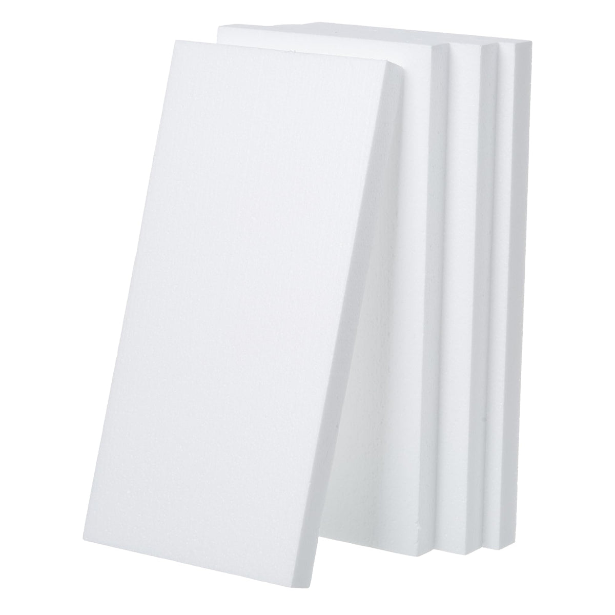Crafare 4 Pack Craft Foam Blocks 14X7X1in Polystyrene Brick Rectangle for Arts School Projects Sculptures Floral Arrangements Modeling and Centerpieces