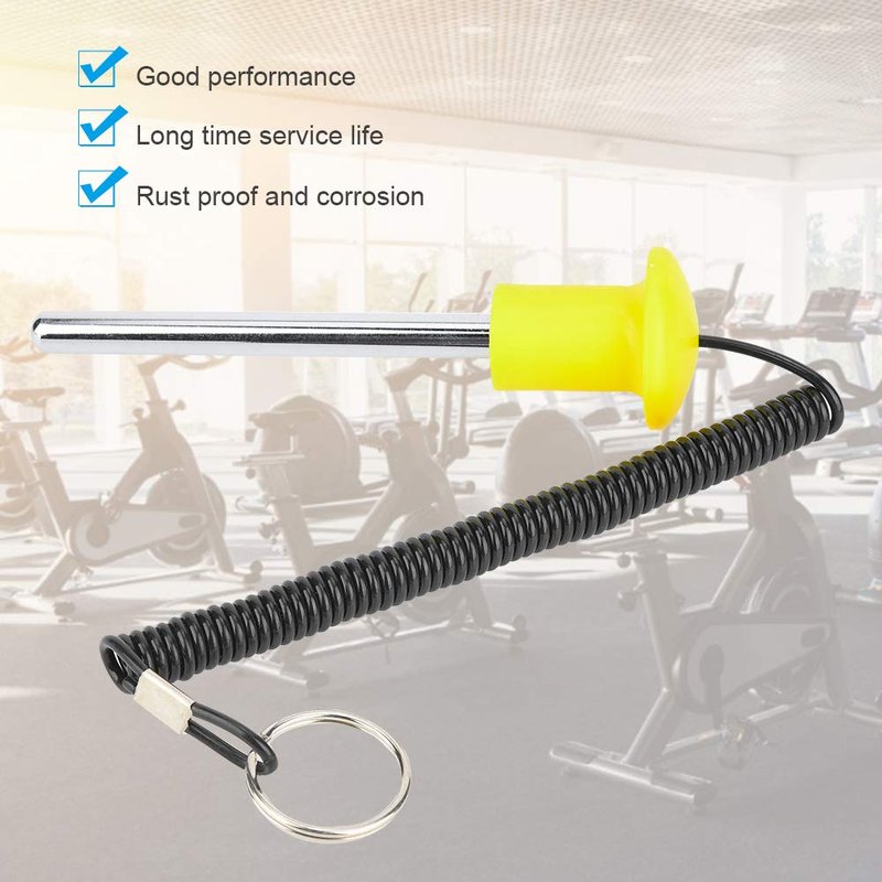 Weight Stack Pin, Universal Magnetic Weight Machine Pin Replacement with Pull Rope for Home Gym Strength Training Fitness Equipment