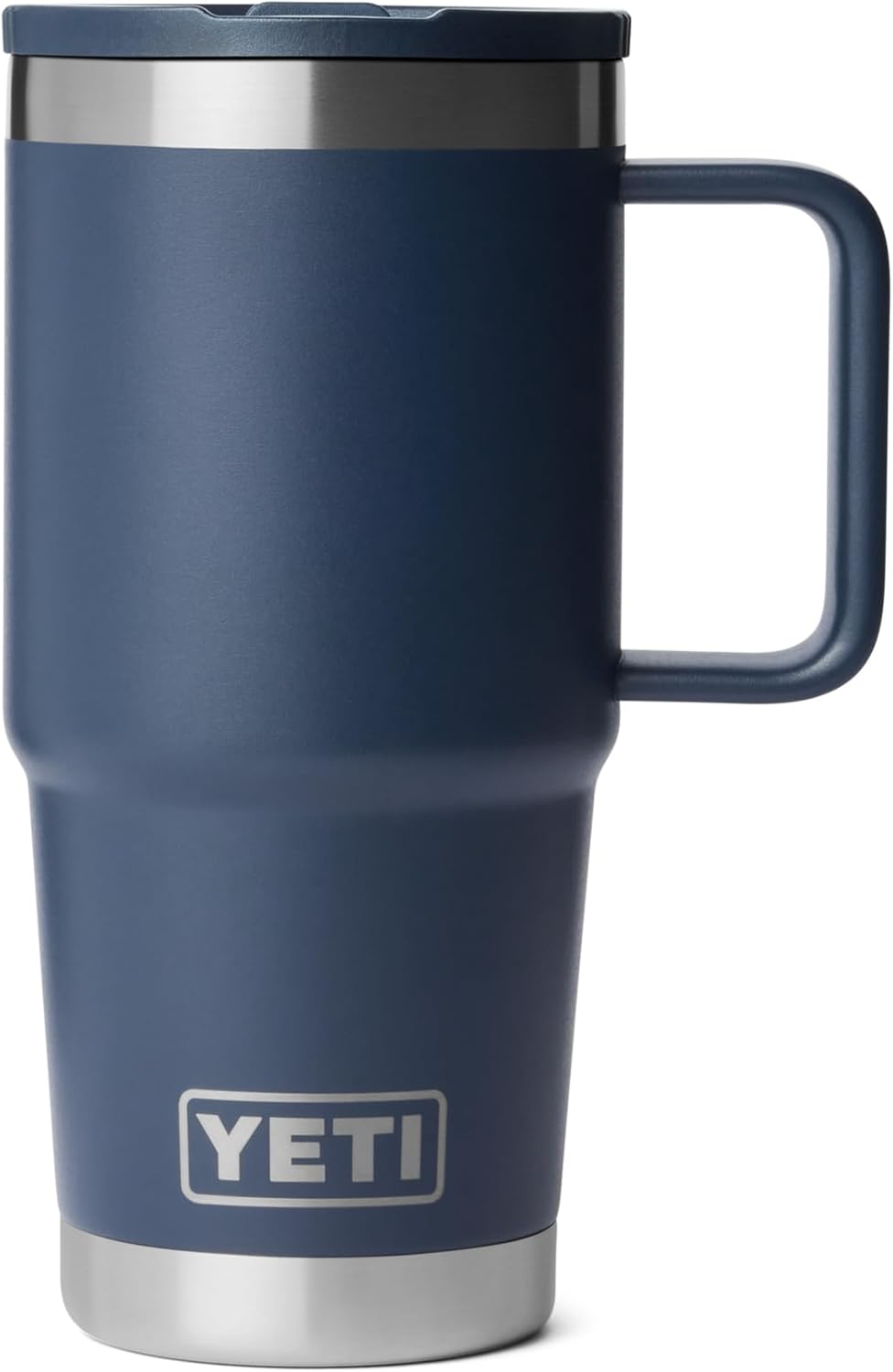 YETI Rambler 20 oz Travel Mug - Stainless Steel, Vacuum Insulated, Leakproof & Cup Holder Friendly