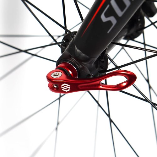 Chooee Quick Release Skewers Front & Rear Set for Mountain Bike,red
