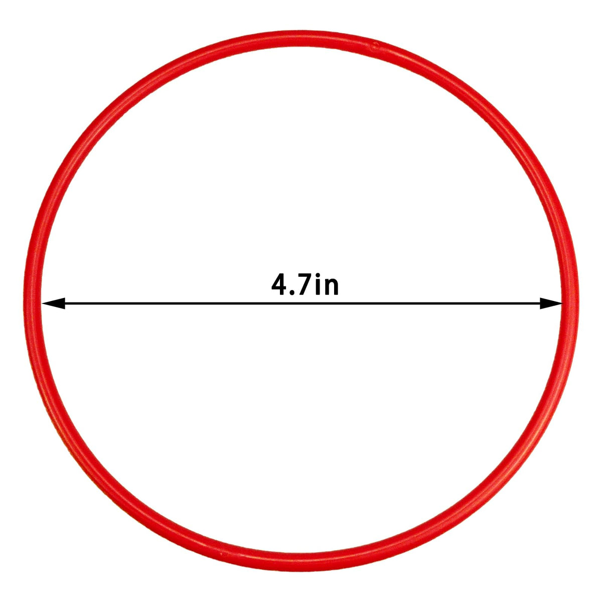 Topbuti 24 Pcs Plastic Ring Toss Game Carnival Rings Outdoor Toss Rings for Speed and Agility Practice Games, Bridal Shower Game, Game Booth