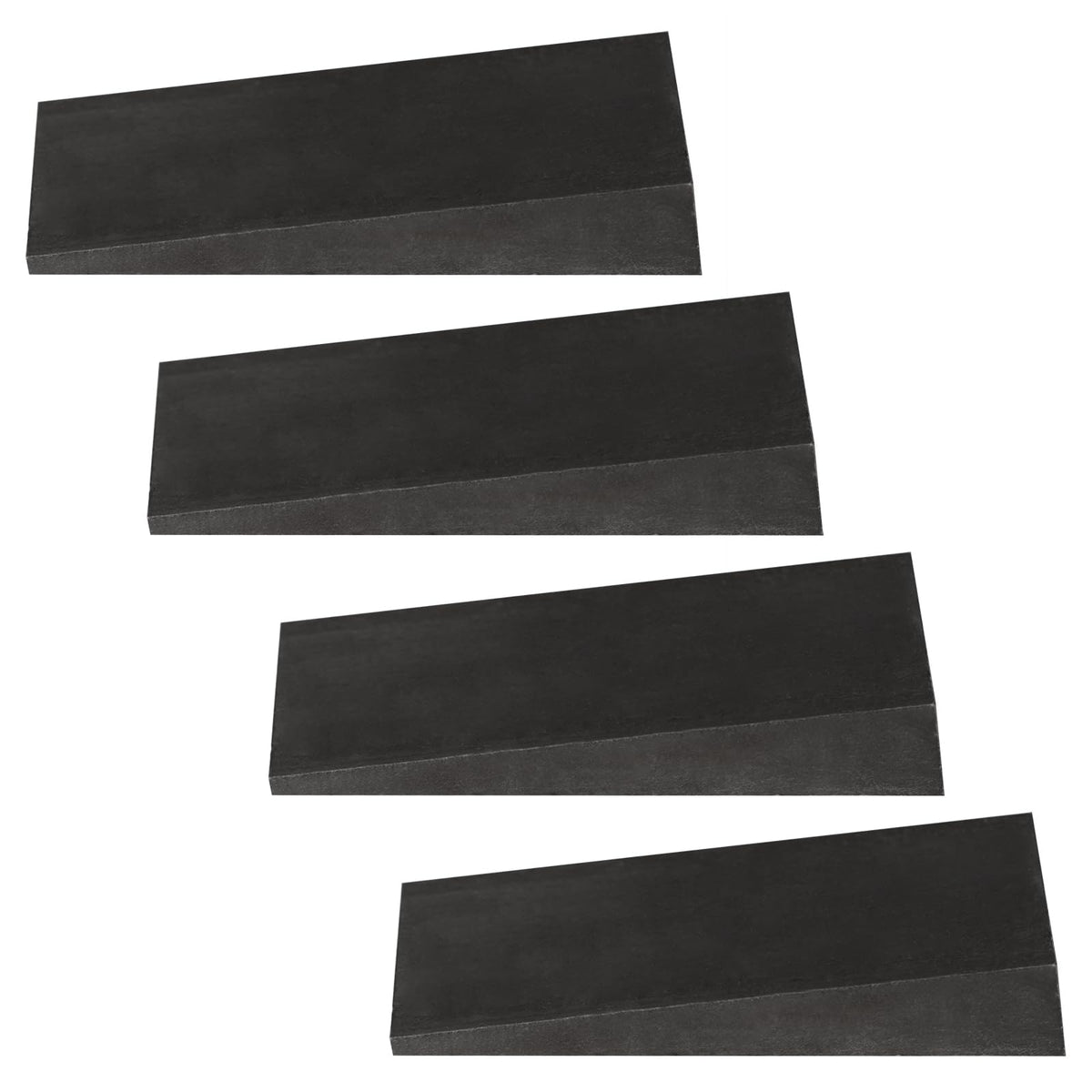 eoere 4 PCS Metal Beveled Washers, 4" x 2" Triangle Flange Wedges Shim for Leveling, Underpinning, Carbon Steel