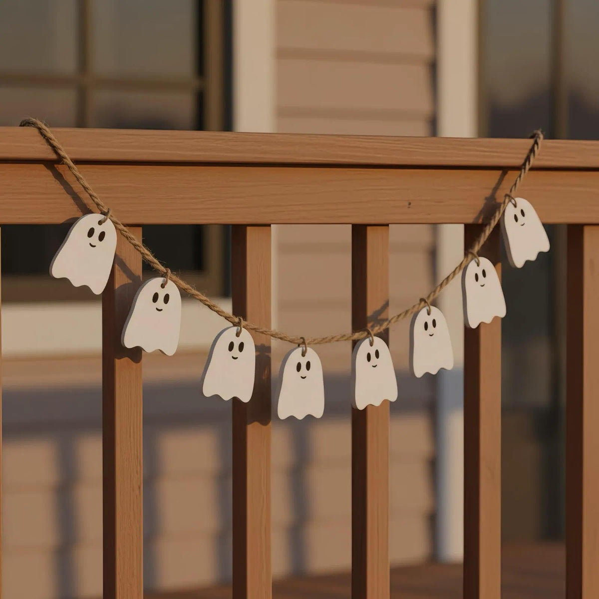 60 Pieces Wooden Ghost Mini Wood Figures Embellishment, 0.79×0.98 Inch Small Halloween Ghost Craft DIY Decorations, Wooden Ghost Embellishments for Party Favors, Scrapbooking, Halloween Home Décor