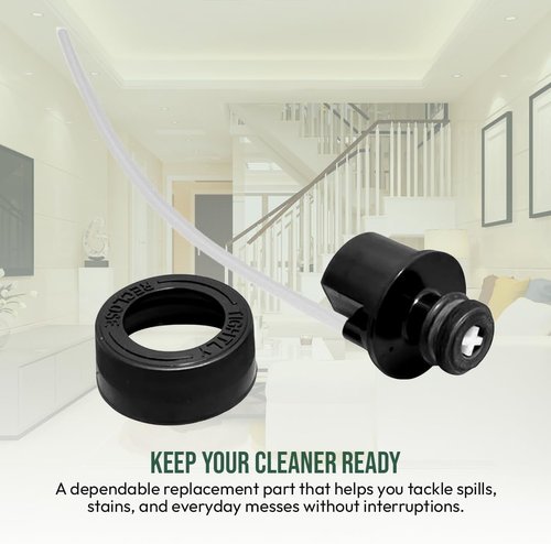 Bissell Selgo Replacement Cap & Straw Assembly - Compatible with Little Green Machine Models 1400B, 1400W, 3369, 3353, 3519, Black