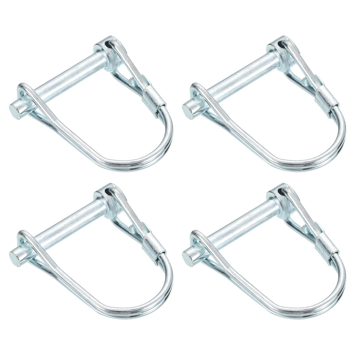 uxcell 4Pcs 3/16" Dia Trailer Coupler Pin, 1-1/4" Long Coupler Pin Shaft Locking Pin, Round Pto Pin for Farm Trailers and Garden