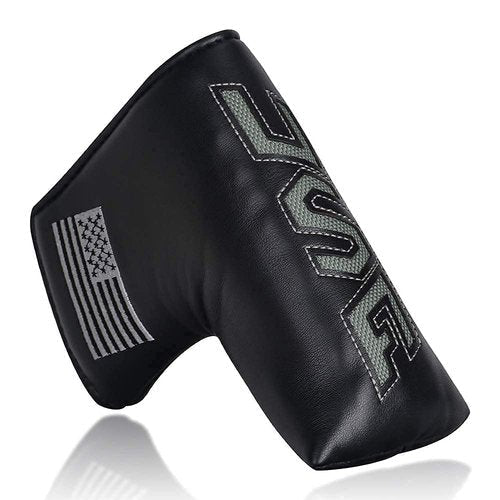 Big Teeth Golf Blade Putter Cover Head Covers Club Protector Magnetic Bar Closure USA Pattern for Scotty Cameron Taylormade Odyssey