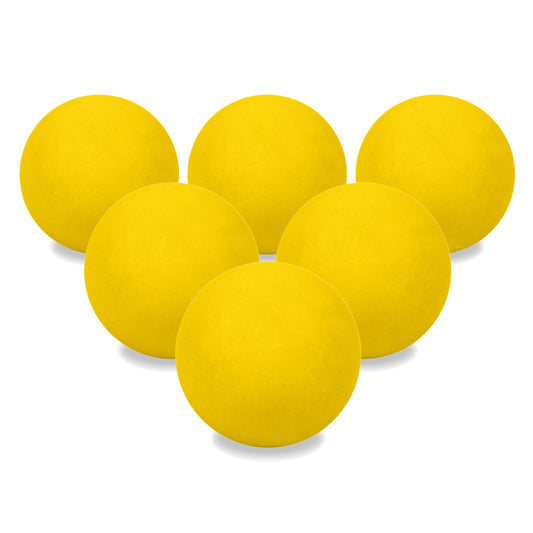 Velocity Soft Foam Practice Lacrosse Balls for Youth, Lacrosse Soft Training Balls for College and High School Beginners, Indoor Practice Soft Lacrosse Balls Official Size - Yellow, 6