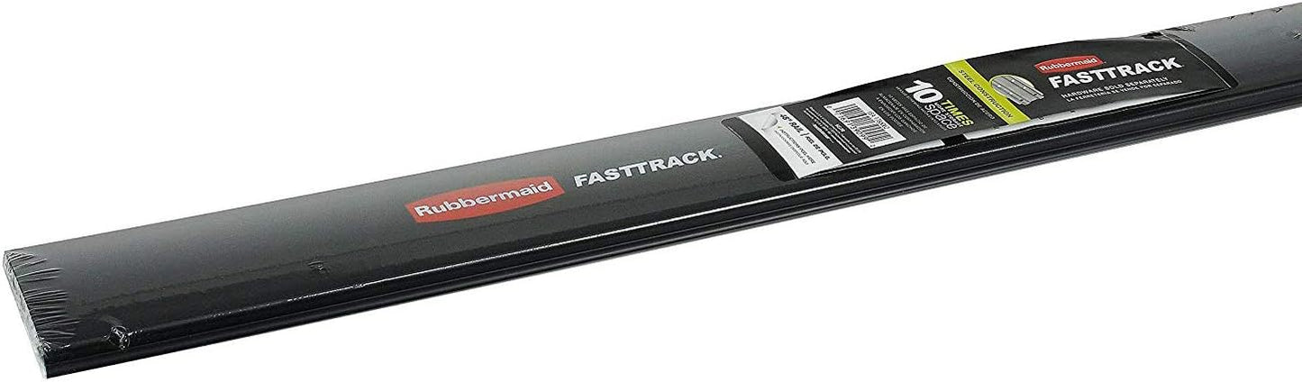 Rubbermaid Heavy-Duty Steel Wall Mounted Storage Rail - 48 Inch | 4 Pack for Home & Garage Organization