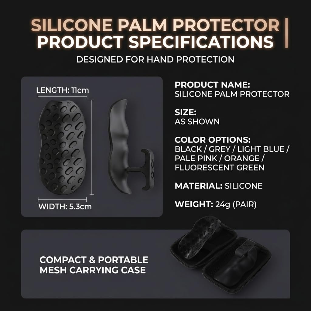 NADUSEP Gym Grips Anti-Slip for Weight Lifting – Silicone Workout Grips Pads for Palm Callus Protection, Ergonomic Weightlifting Gym Gloves for Deadlift Pull Ups Barbell Training Men Women