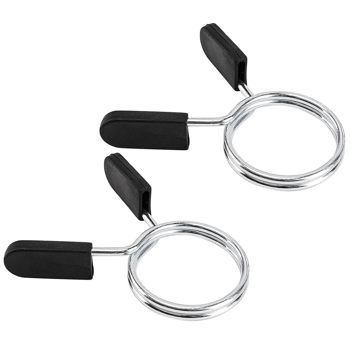 EastyGold Barbell Spring Clip Dumbbell Circlip Collars Olympic Barbell Weight Bars Weightlifting Clamps Clips 2 Inches Lock Buckle for Fitness Exercise Strength Training Gym Accessory 1 Pair