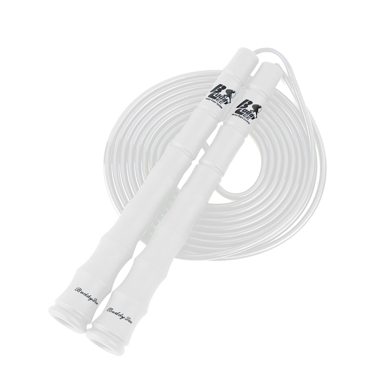 Buddy Lee New Versa Trainer Jump Rope – White – Adjustable Speed Rope for Fitness, Cardio & Training – Lightweight, Durable & Ergonomic Handles