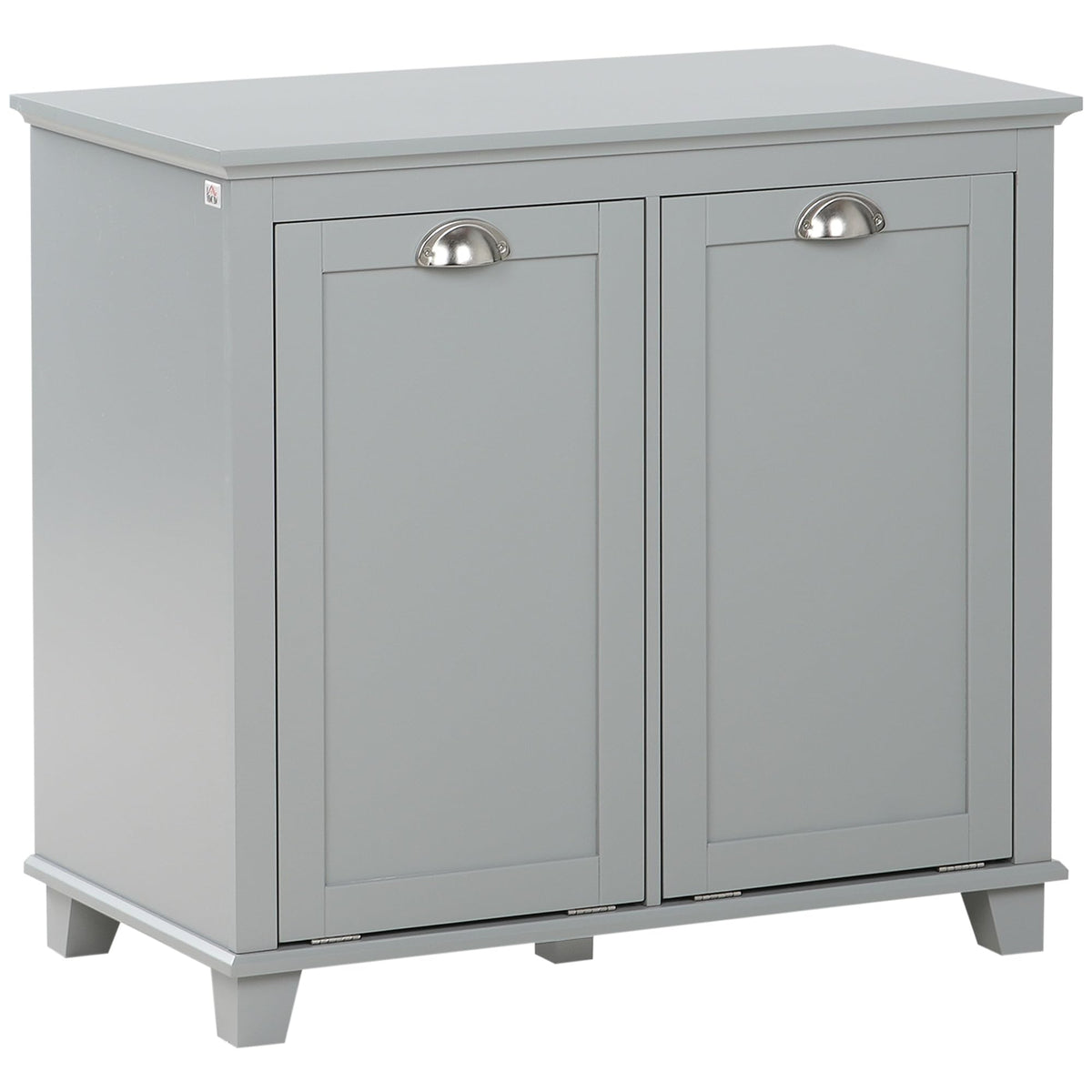 Modern Tilt-Out Laundry Sorter Cabinet, Bathroom Storage Organizer with Two-Compartment Tilt-Out Hamper,for The Kitchen