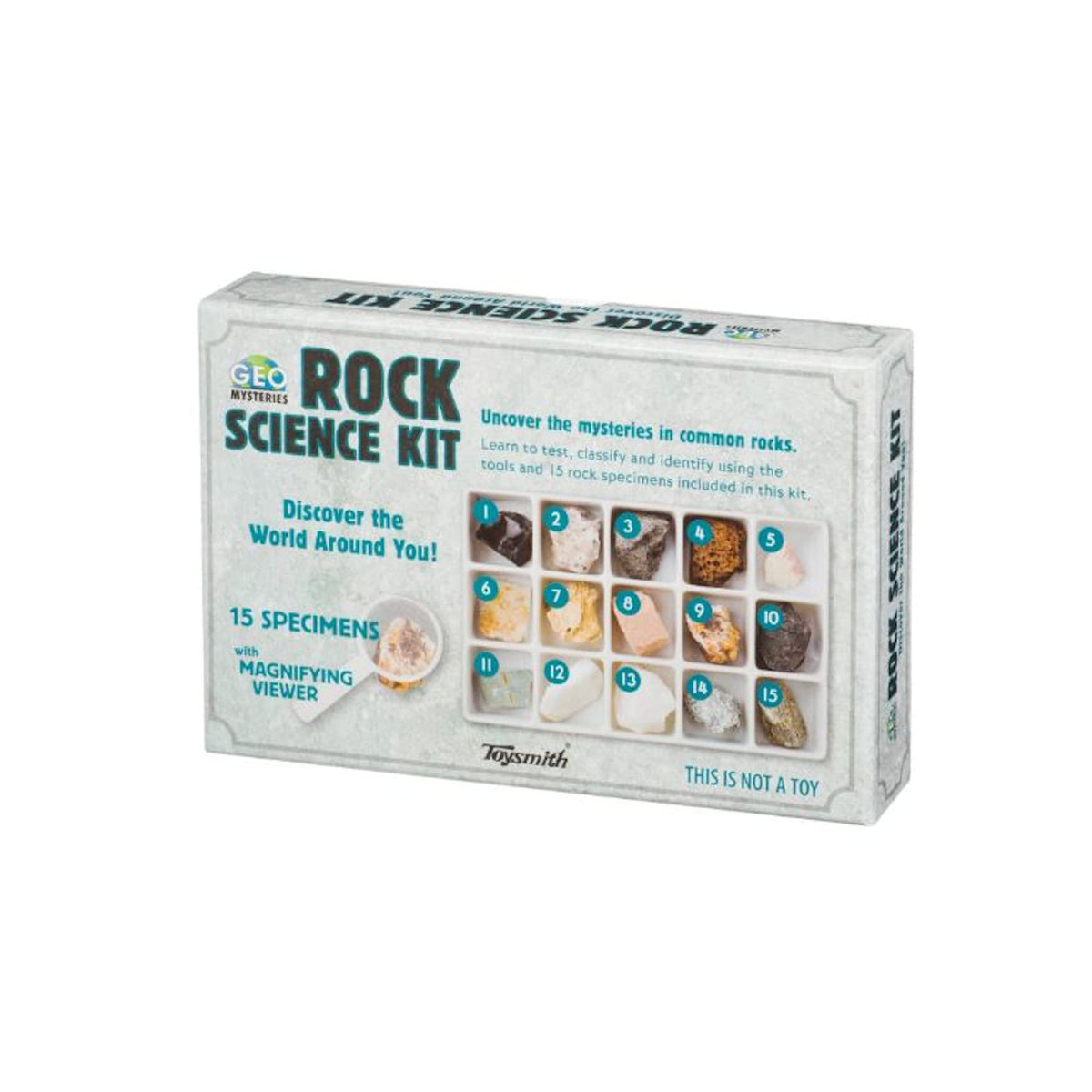 STEM Toy Rock Science Kit Geology Mineral Specimen For Kid Geologists