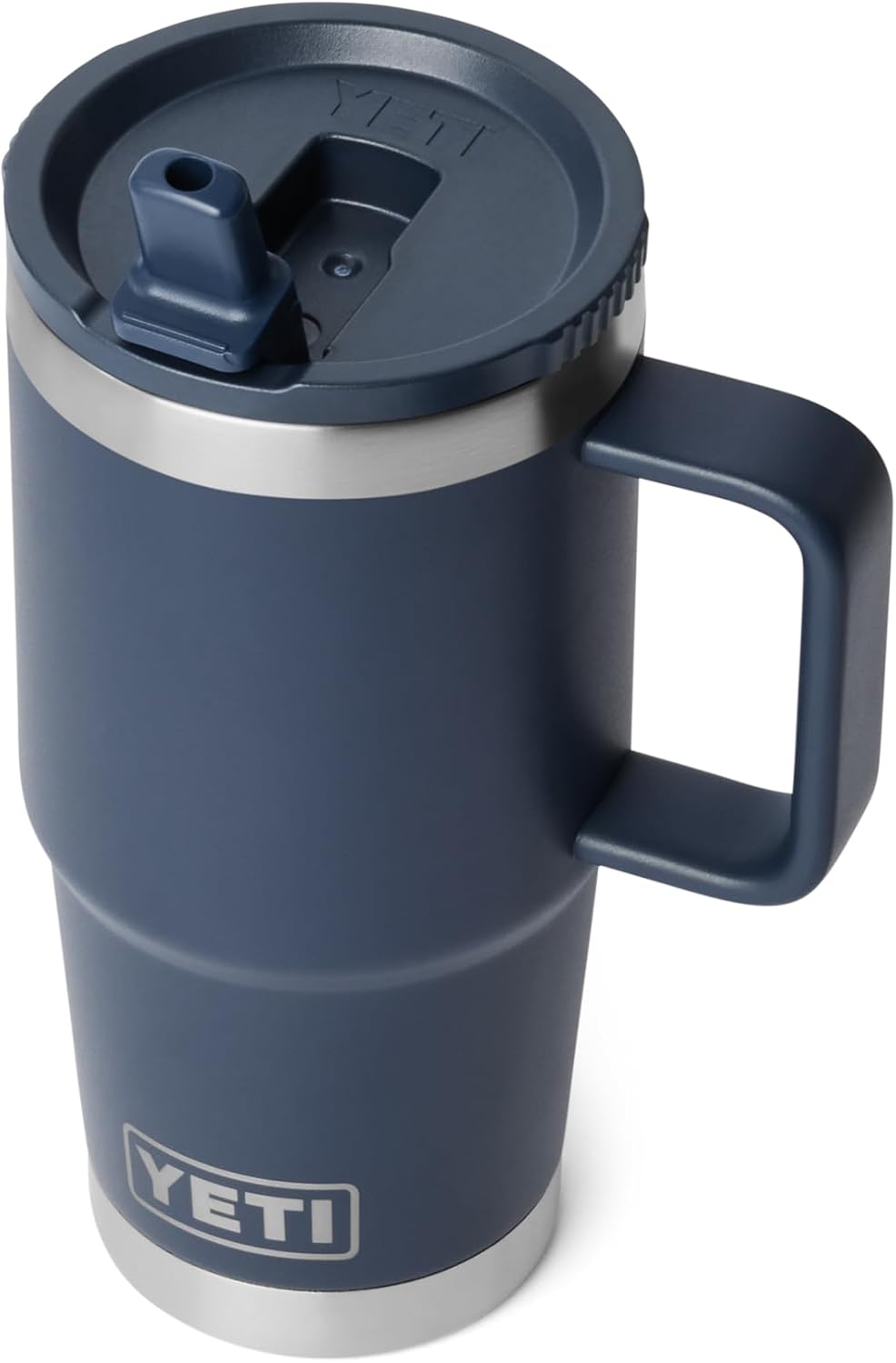 YETI Rambler 20 oz Travel Mug - Stainless Steel, Vacuum Insulated, Leakproof & Cup Holder Friendly